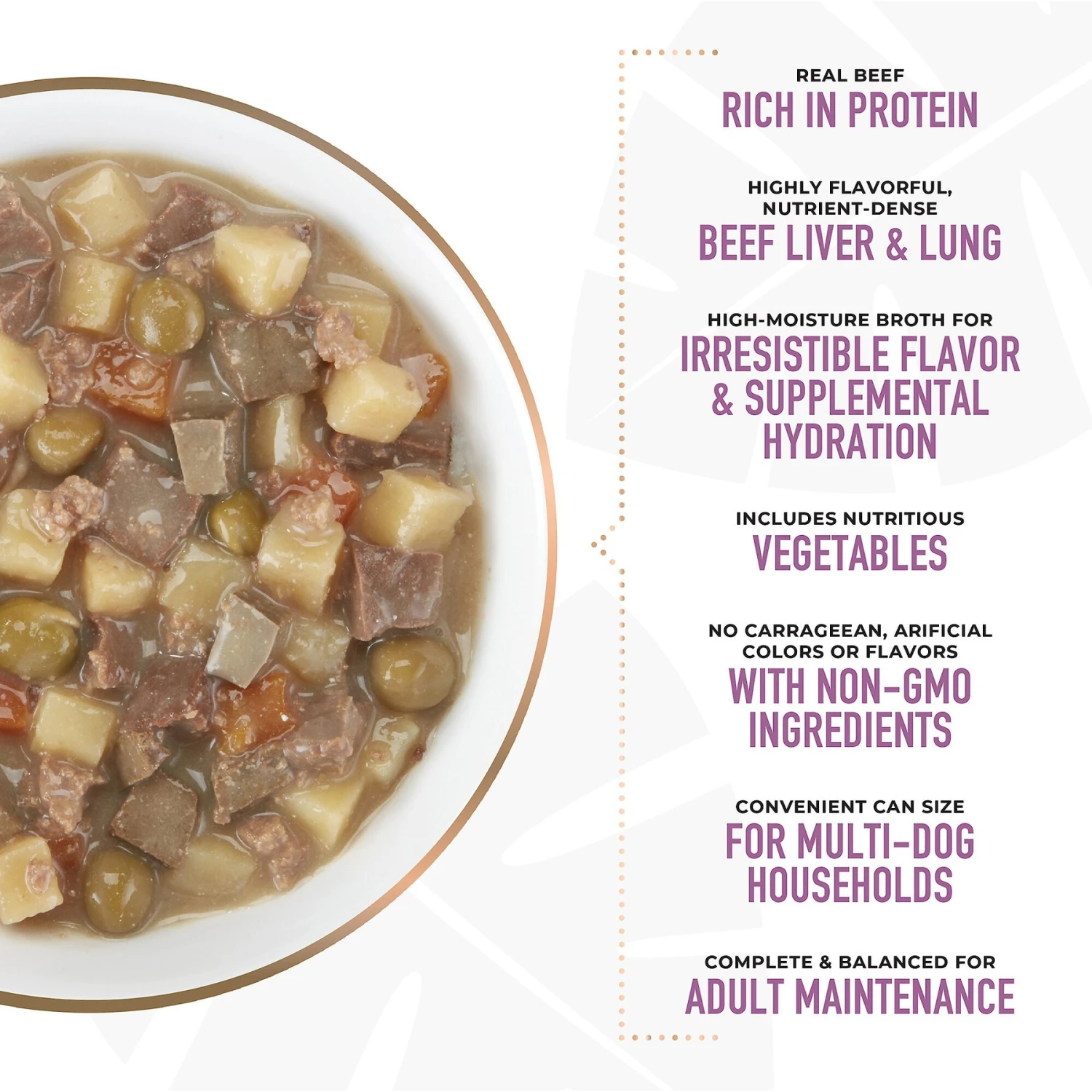 Tiki Dog Taste Of France! Grain-Free Beef & Potatoes Burgundy Chunks In Gravy Canned Dog Food, 12-oz, Case Of 8 7 Tiki Dog Taste Of France! Grain-Free Beef & Potatoes Burgundy Chunks In Gravy Canned Dog Food, 12-oz, Case Of 8 - Image 5