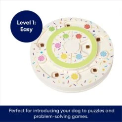 Frisco Tiered Cake Interactive Puzzle Dog Toy, Easy -Snuggle Paws 506346 PT4. AC SS1800 V1675714093