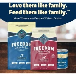 Blue Buffalo Freedom Adult Chicken Recipe Grain-Free Dry Dog Food -Snuggle Paws 50778 PT8. AC SS1800 V1649112682
