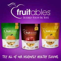 Fruitables Pumpkin & Blueberry Flavor Dog Treats -Snuggle Paws 50845 PT8. AC SS1800 V1594329074