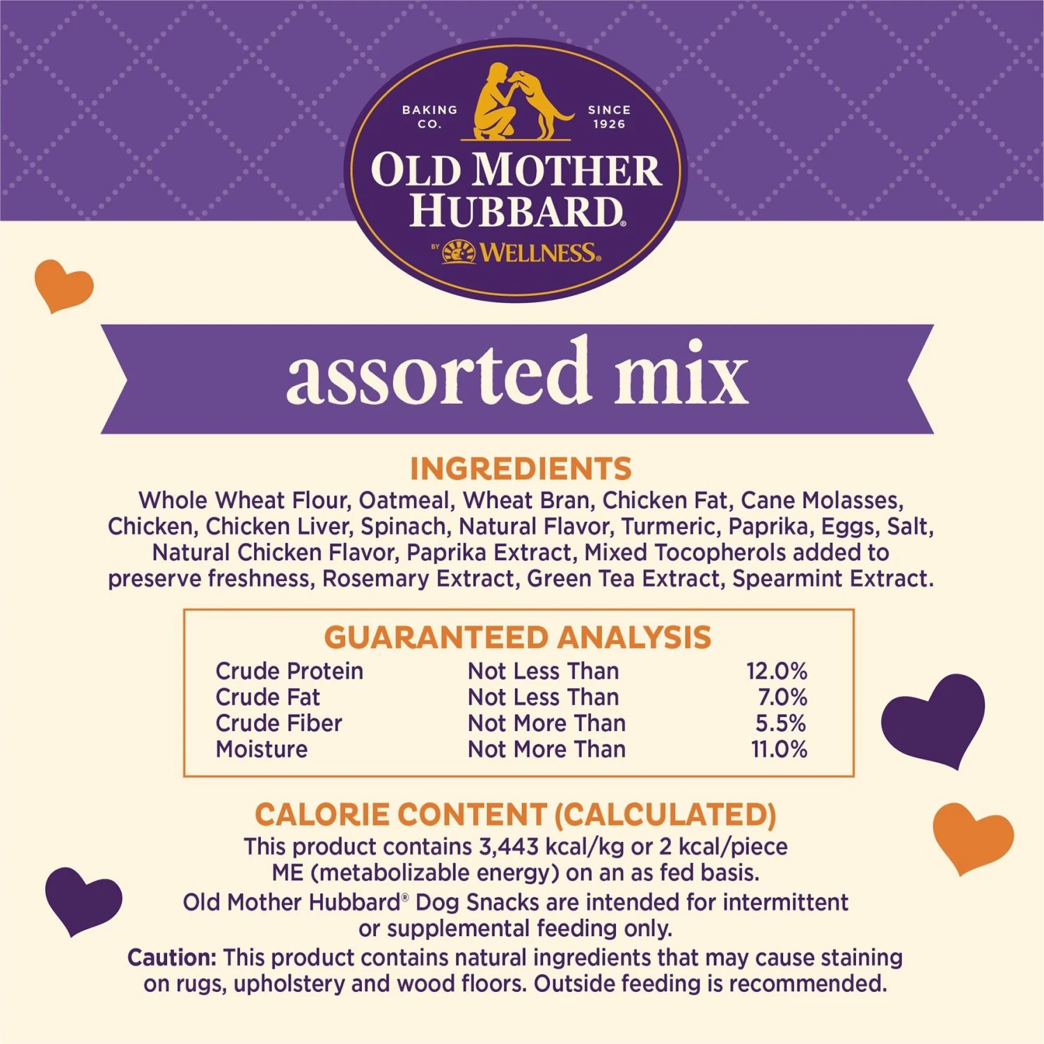 Old Mother Hubbard By Wellness Training Bitz Assorted Mix Natural Oven-Baked Biscuits Dog Treats 8 Old Mother Hubbard By Wellness Training Bitz Assorted Mix Natural Oven-Baked Biscuits Dog Treats - Image 6