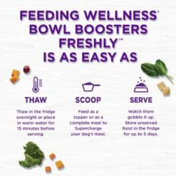 Wellness Bowl Boosters Freshly Frozen Fresh Chicken & Butternut Squash Dog Food 16 Wellness Bowl Boosters Freshly Frozen Fresh Chicken & Butternut Squash Dog Food -Snuggle Paws 511846 PT5. AC SS1800 V1660707621