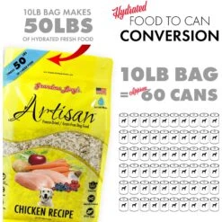 Grandma Lucy's Artisan Chicken Grain-Free Freeze-Dried Dog Food 18 Grandma Lucy's Artisan Chicken Grain-Free Freeze-Dried Dog Food -Snuggle Paws 51342 PT7. AC SS1800 V1676648451