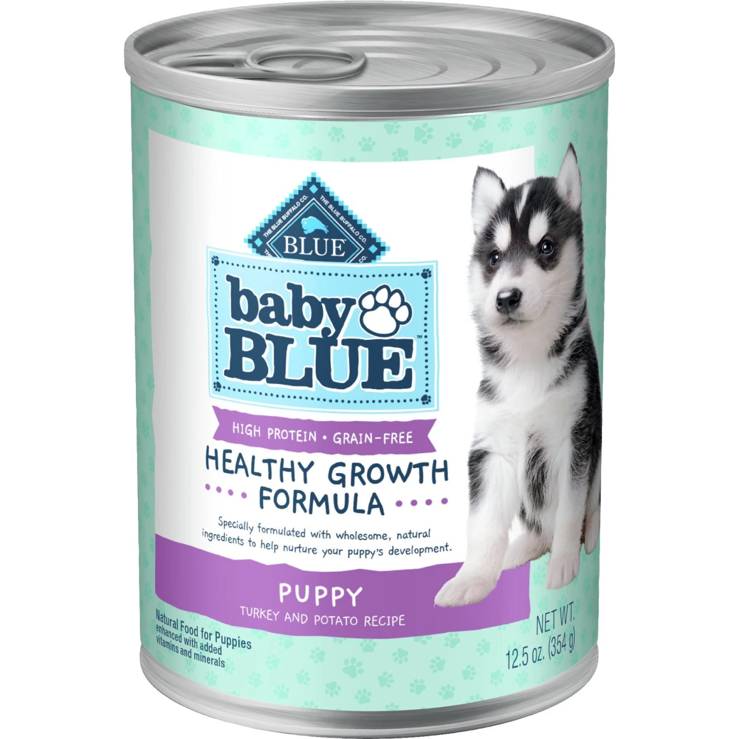 Blue Buffalo Baby Blue Healthy Growth Formula Natural Chicken & Vegetable Recipe Puppy Wet Food, 12.5-oz Cans, Case Of 12 & Blue Buffalo Baby Blue Healthy Growth Formula Grain-Free High Protein Turkey & Potato Recipe Puppy Wet Food, 12.5-oz Cans, Case Of 12 4 Blue Buffalo Baby Blue Healthy Growth Formula Natural Chicken & Vegetable Recipe Puppy Wet Food, 12.5-oz Cans, Case Of 12 & Blue Buffalo Baby Blue Healthy Growth Formula Grain-Free High Protein Turkey & Potato Recipe Puppy Wet Food, 12.5-oz Cans, Case Of 12 - Image 2