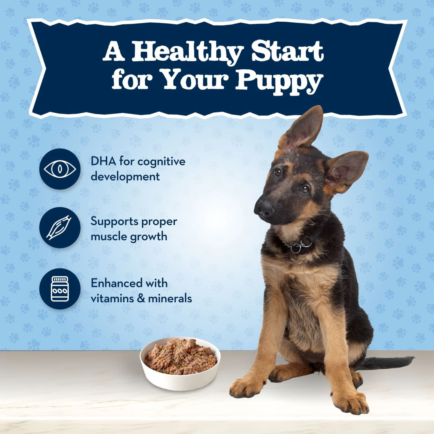 Blue Buffalo Baby Blue Healthy Growth Formula Natural Chicken & Vegetable Recipe Puppy Wet Food, 12.5-oz Cans, Case Of 12 & Blue Buffalo Baby Blue Healthy Growth Formula Grain-Free High Protein Turkey & Potato Recipe Puppy Wet Food, 12.5-oz Cans, Case Of 12 11 Blue Buffalo Baby Blue Healthy Growth Formula Natural Chicken & Vegetable Recipe Puppy Wet Food, 12.5-oz Cans, Case Of 12 & Blue Buffalo Baby Blue Healthy Growth Formula Grain-Free High Protein Turkey & Potato Recipe Puppy Wet Food, 12.5-oz Cans, Case Of 12 - Image 9