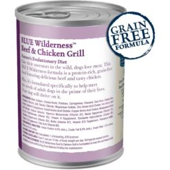 Blue Buffalo Wilderness Beef & Chicken Grill Grain-Free Canned Dog Food -Snuggle Paws 51568 PT1. AC SS1800 V1646792794