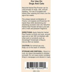 NaturVet Herbal Flea Cat & Dog Powder 7 NaturVet Herbal Flea Cat & Dog Powder -Snuggle Paws 51663 PT2. AC SS1800 V1476135451