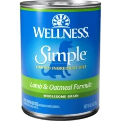 Wellness Simple Limited Ingredient Diet Lamb & Oatmeal Formula Canned Dog Food -Snuggle Paws 51715 PT2. AC SS1800 V1676037177