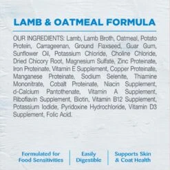 Wellness Simple Limited Ingredient Diet Lamb & Oatmeal Formula Canned Dog Food -Snuggle Paws 51715 PT4. AC SS1800 V1676299341