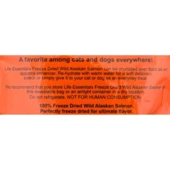 Cat-Man-Doo Life Essentials Wild Alaskan Salmon Freeze-Dried Cat & Dog Treats -Snuggle Paws 51884 PT5. AC SS1800 V1515781242