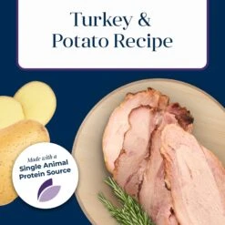 Blue Buffalo Basics Skin & Stomach Care Turkey & Potato Recipe Senior Dry Dog Food -Snuggle Paws 51892 PT3. AC SS1800 V1646277088