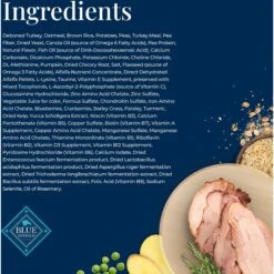 Blue Buffalo Basics Skin & Stomach Care Turkey & Potato Recipe Senior Dry Dog Food -Snuggle Paws 51892 PT4. AC SS1800 V1646267487