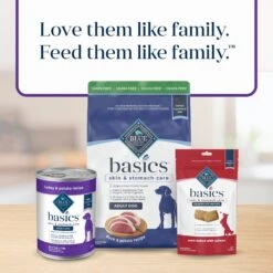 Blue Buffalo Basics Skin & Stomach Care Grain-Free Turkey & Potato Recipe Canned Dog Food -Snuggle Paws 51929 PT7. AC SS1800 V1646255786