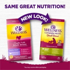 Wellness Small Breed Complete Health Adult Healthy Weight Turkey & Brown Rice Recipe Dry Dog Food -Snuggle Paws 52086 PT1. AC SS1800 V1677616436