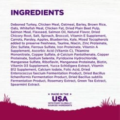 Wellness Small Breed Complete Health Puppy Turkey, Oatmeal & Salmon Meal Recipe Dry Dog Food -Snuggle Paws 52087 PT6. AC SS1800 V1627506383