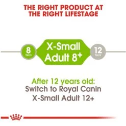 Royal Canin Size Health Nutrition X-Small Adult 8+ Dry Dog Food 17 Royal Canin Size Health Nutrition X-Small Adult 8+ Dry Dog Food -Snuggle Paws 52396 PT6. AC SS1800 V1697212397