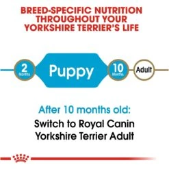 Royal Canin Breed Health Nutrition Yorkshire Terrier Puppy Dry Dog Food -Snuggle Paws 52402 PT6. AC SS1800 V1697216753
