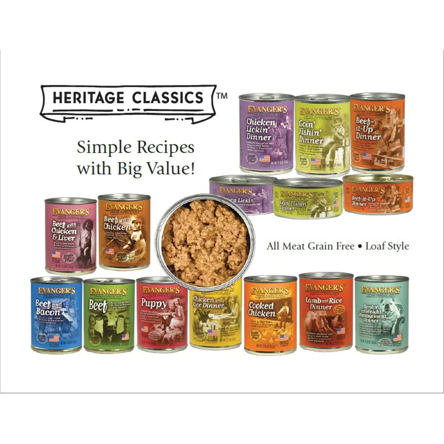 Evanger's Classic Recipes Puppy Canned Dog Food 5 Evanger's Classic Recipes Puppy Canned Dog Food - Image 3