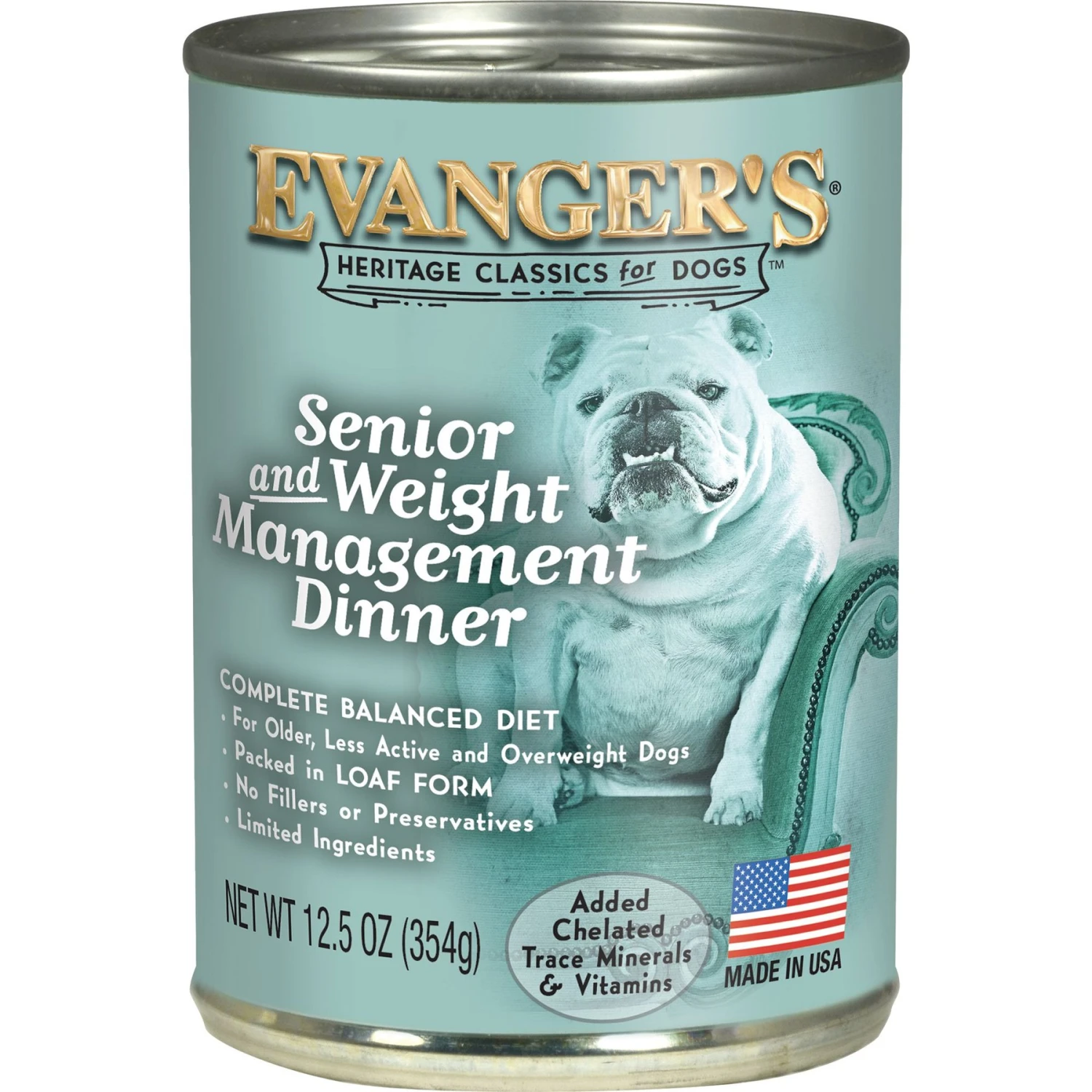 Evanger's Classic Recipes Senior & Weight Management Dinner Canned Dog Food 3 Evanger's Classic Recipes Senior & Weight Management Dinner Canned Dog Food