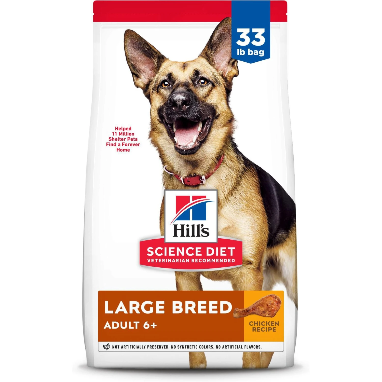Hill's Science Diet Adult 6+ Large Breed Chicken Meal, Barley & Rice Dry Dog Food 3 Hill's Science Diet Adult 6+ Large Breed Chicken Meal, Barley & Rice Dry Dog Food