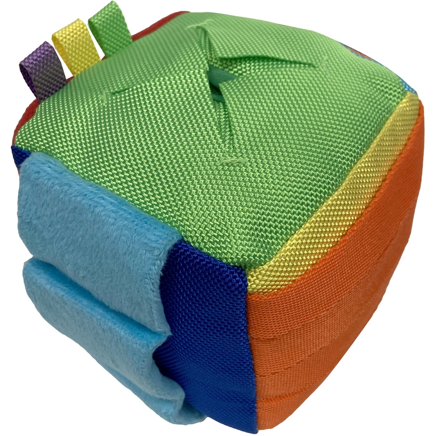FouFIT Hide 'n Seek Cube Dog Toys, Multicolor, 1 Count 3 FouFIT Hide 'n Seek Cube Dog Toys, Multicolor, 1 Count