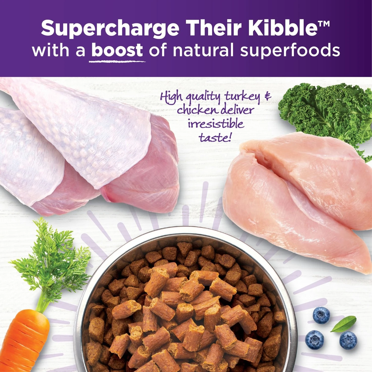 Wellness Bowl Boosters Tender Turkey & Chicken Dog Food Topper 5 Wellness Bowl Boosters Tender Turkey & Chicken Dog Food Topper - Image 3