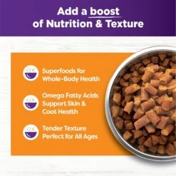 Wellness Bowl Boosters Tender Turkey & Chicken Dog Food Topper 13 Wellness Bowl Boosters Tender Turkey & Chicken Dog Food Topper -Snuggle Paws 530110 PT3. AC SS1800 V1657737532
