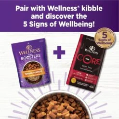 Wellness Bowl Boosters Tender Turkey & Chicken Dog Food Topper 15 Wellness Bowl Boosters Tender Turkey & Chicken Dog Food Topper -Snuggle Paws 530110 PT5. AC SS1800 V1657658569