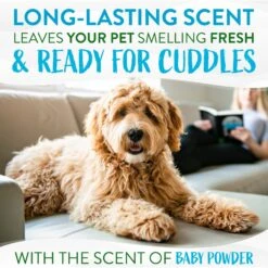 TropiClean Freshen Up Dog Deodorizing Spray, 8-oz Bottle -Snuggle Paws 531494 PT6. AC SS1800 V1684408599