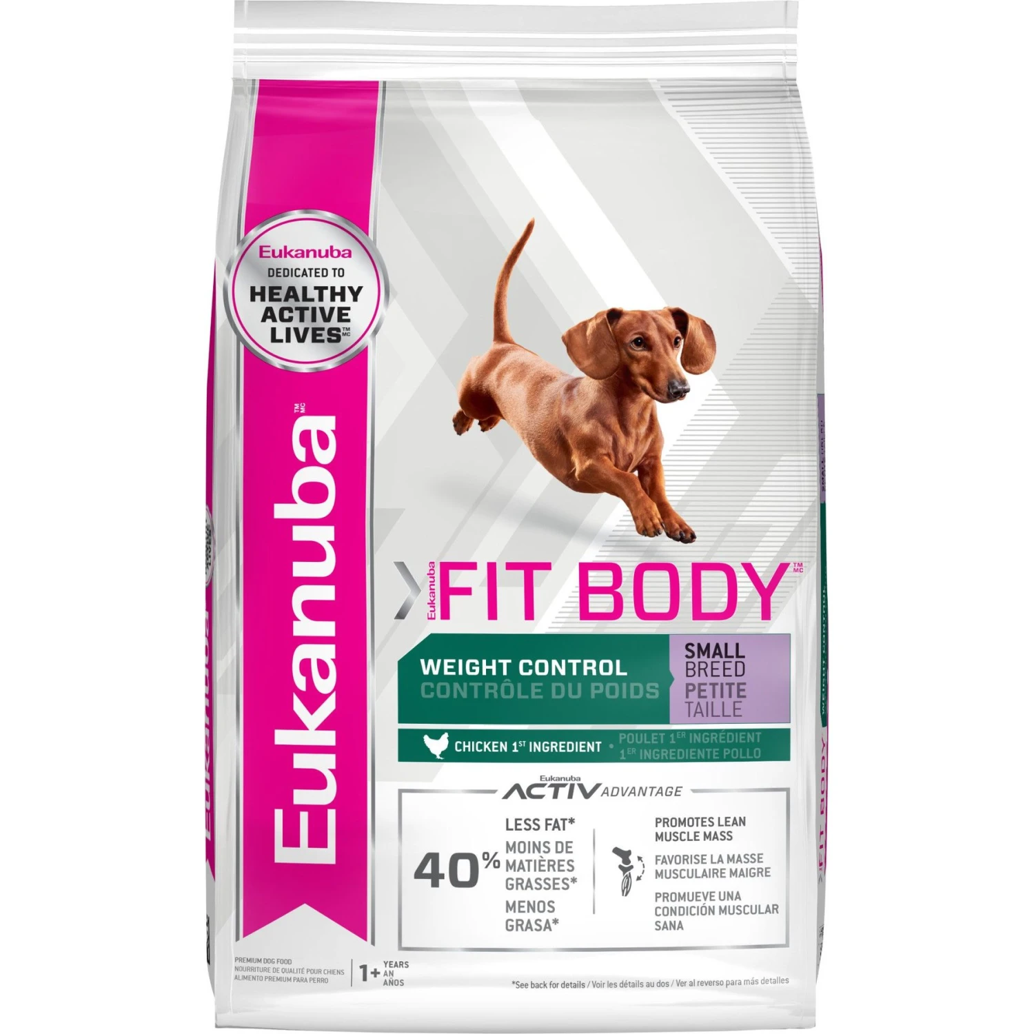 Eukanuba Fit Body Weight Control Small Breed Dry Dog Food 3 Eukanuba Fit Body Weight Control Small Breed Dry Dog Food