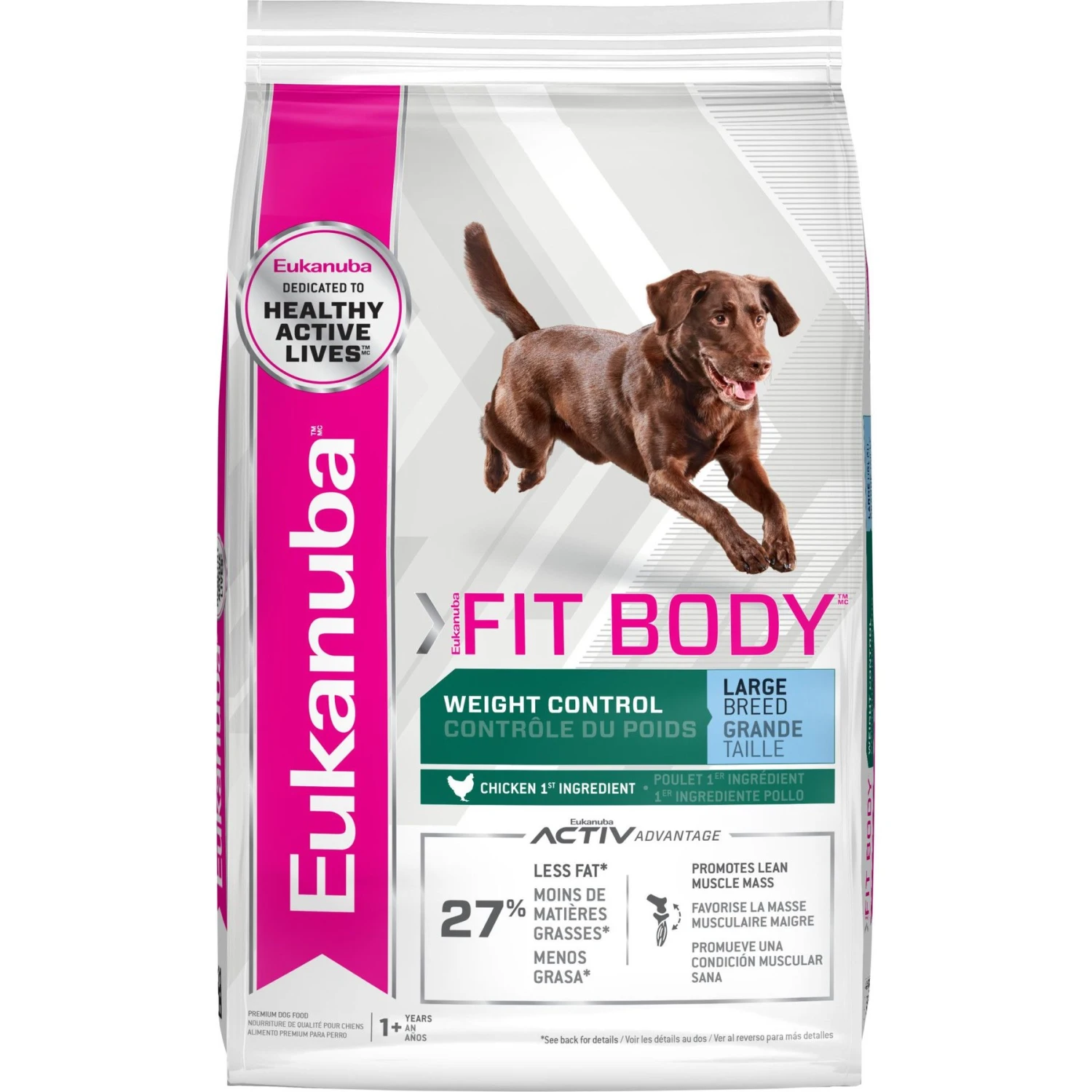 Eukanuba Fit Body Weight Control Large Breed Dry Dog Food 3 Eukanuba Fit Body Weight Control Large Breed Dry Dog Food