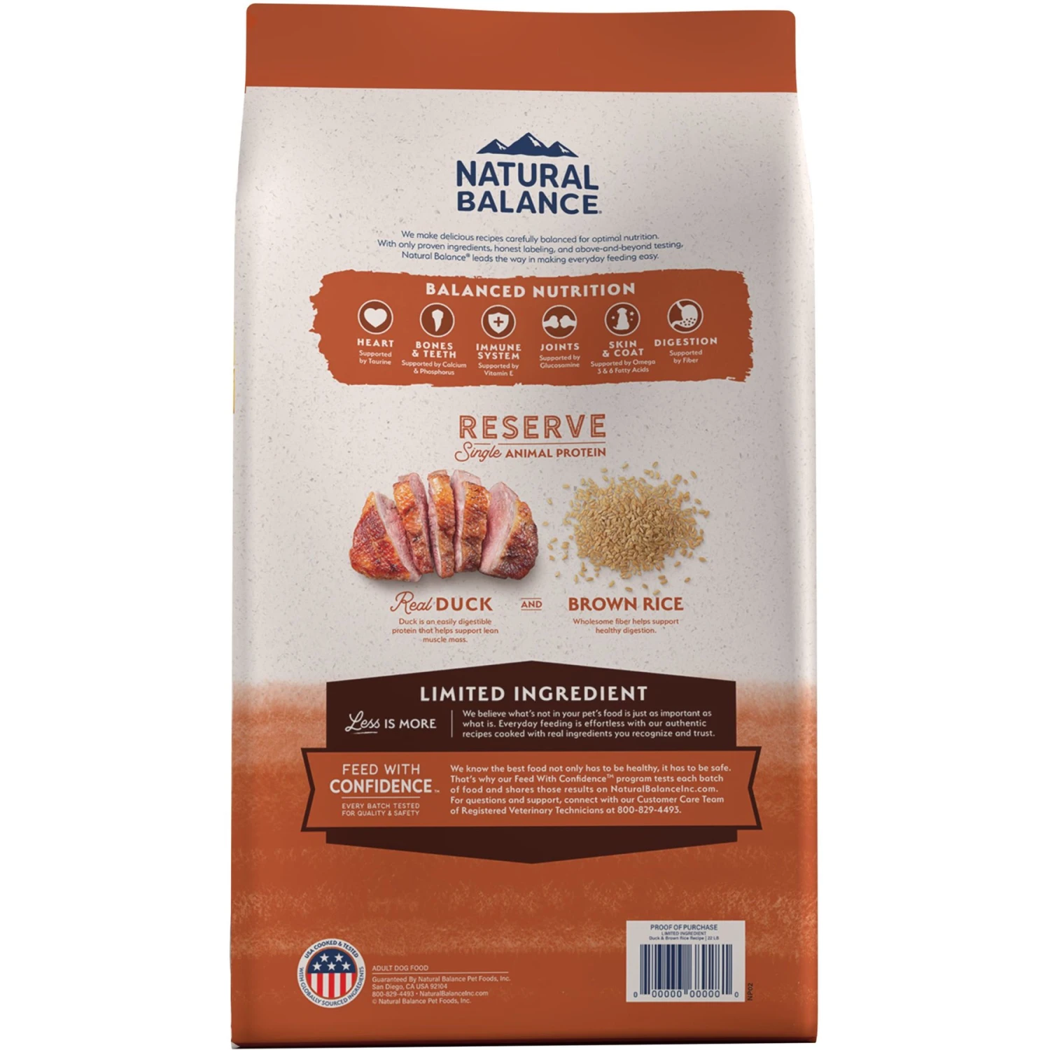 Natural Balance Limited Ingredient Reserve Duck & Brown Rice Recipe Dry Dog Food 4 Natural Balance Limited Ingredient Reserve Duck & Brown Rice Recipe Dry Dog Food - Image 2