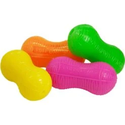 Ruff Dawg Peanut Treat Dispenser Dog Toy, Color Varies -Snuggle Paws 53810 PT3. AC SS1800 V1602328868