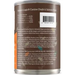 Nature's Logic Canine Duck & Salmon Feast All Life Stages Grain-Free Canned Dog Food -Snuggle Paws 54306 PT1. AC SS1800 V1546610863