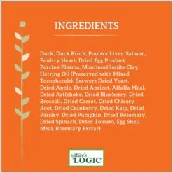 Nature's Logic Canine Duck & Salmon Feast All Life Stages Grain-Free Canned Dog Food -Snuggle Paws 54306 PT6. AC SS1800 V1617027707
