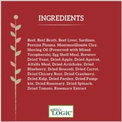 Nature's Logic Canine Beef Feast All Life Stages Grain-Free Canned Dog Food 15 Nature's Logic Canine Beef Feast All Life Stages Grain-Free Canned Dog Food -Snuggle Paws 54307 PT6. AC SS1800 V1617028044