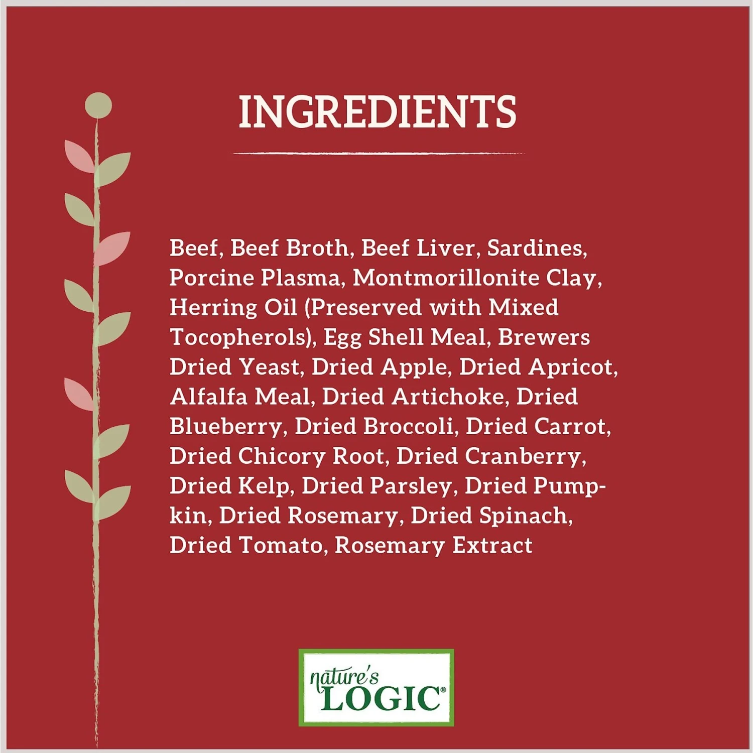 Nature's Logic Canine Beef Feast All Life Stages Grain-Free Canned Dog Food 8 Nature's Logic Canine Beef Feast All Life Stages Grain-Free Canned Dog Food - Image 6