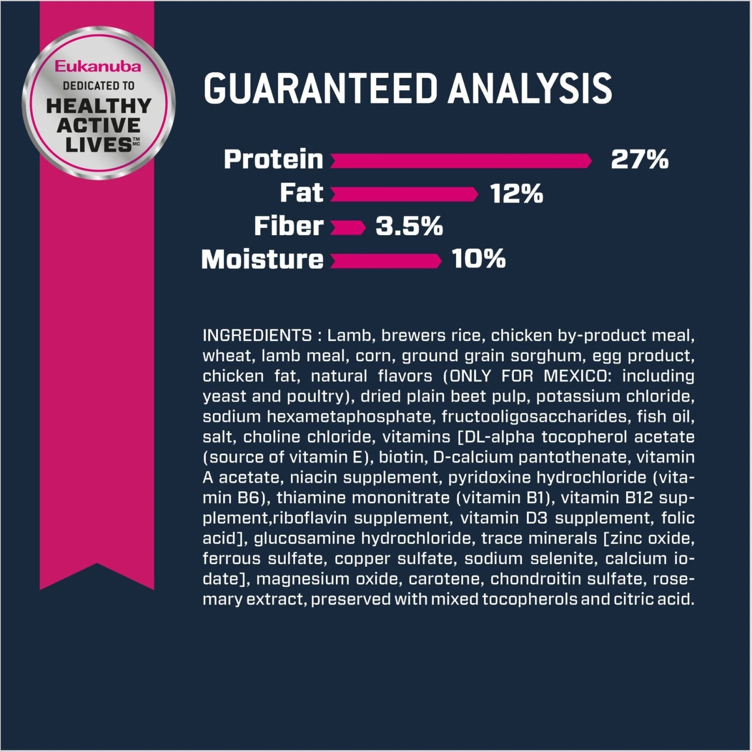 Eukanuba Senior Lamb 1st Ingredient Dry Dog Food 8 Eukanuba Senior Lamb 1st Ingredient Dry Dog Food - Image 6