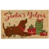 Design Imports Santa's Yelper With Presents Doormat -Snuggle Paws 552846 MAIN. AC SS1800 V1657659532