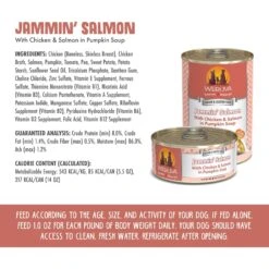 Weruva Jammin' Salmon With Chicken & Salmon In Pumpkin Soup Grain-Free Canned Dog Food -Snuggle Paws 55596 PT3. AC SS1800 V1641841346