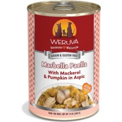 Weruva Marbella Paella With Mackerel & Pumpkin In Aspic Grain-Free Canned Dog Food