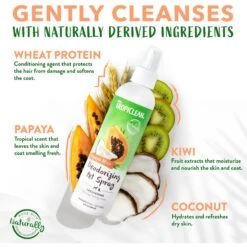 TropiClean Papaya Deodorizing Dog & Cat Spray 12 TropiClean Papaya Deodorizing Dog & Cat Spray -Snuggle Paws 55643 PT3. AC SS1800 V1684408658