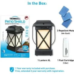 Thermacell Patio Shield Lantern Mosquito Repellent -Snuggle Paws 564286 PT1. AC SS1800 V1657659680