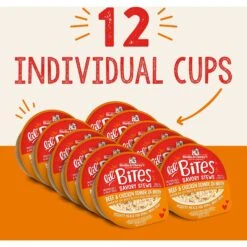 Stella & Chewy's Lil Bites Savory Stews Grain-Free Beef & Chicken In Broth Flavored Shredded Small Breed Wet Dog Food, 2.7-oz Cup, Case Of 12 9 Stella & Chewy's Lil Bites Savory Stews Grain-Free Beef & Chicken In Broth Flavored Shredded Small Breed Wet Dog Food, 2.7-oz Cup, Case Of 12 -Snuggle Paws 564742 PT7. AC SS1800 V1657659682