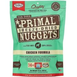 Primal Beef Formula Nuggets Grain-Free Raw Freeze-Dried Dog Food & Primal Chicken Formula Nuggets Grain-Free Raw Freeze-Dried Dog Food -Snuggle Paws 567134 PT5. AC SS1800 V1657659867