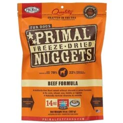 Primal Lamb Formula Nuggets Grain-Free Raw Freeze-Dried Dog Food & Primal Beef Formula Nuggets Grain-Free Raw Freeze-Dried Dog Food -Snuggle Paws 567142 PT5. AC SS1800 V1657659867