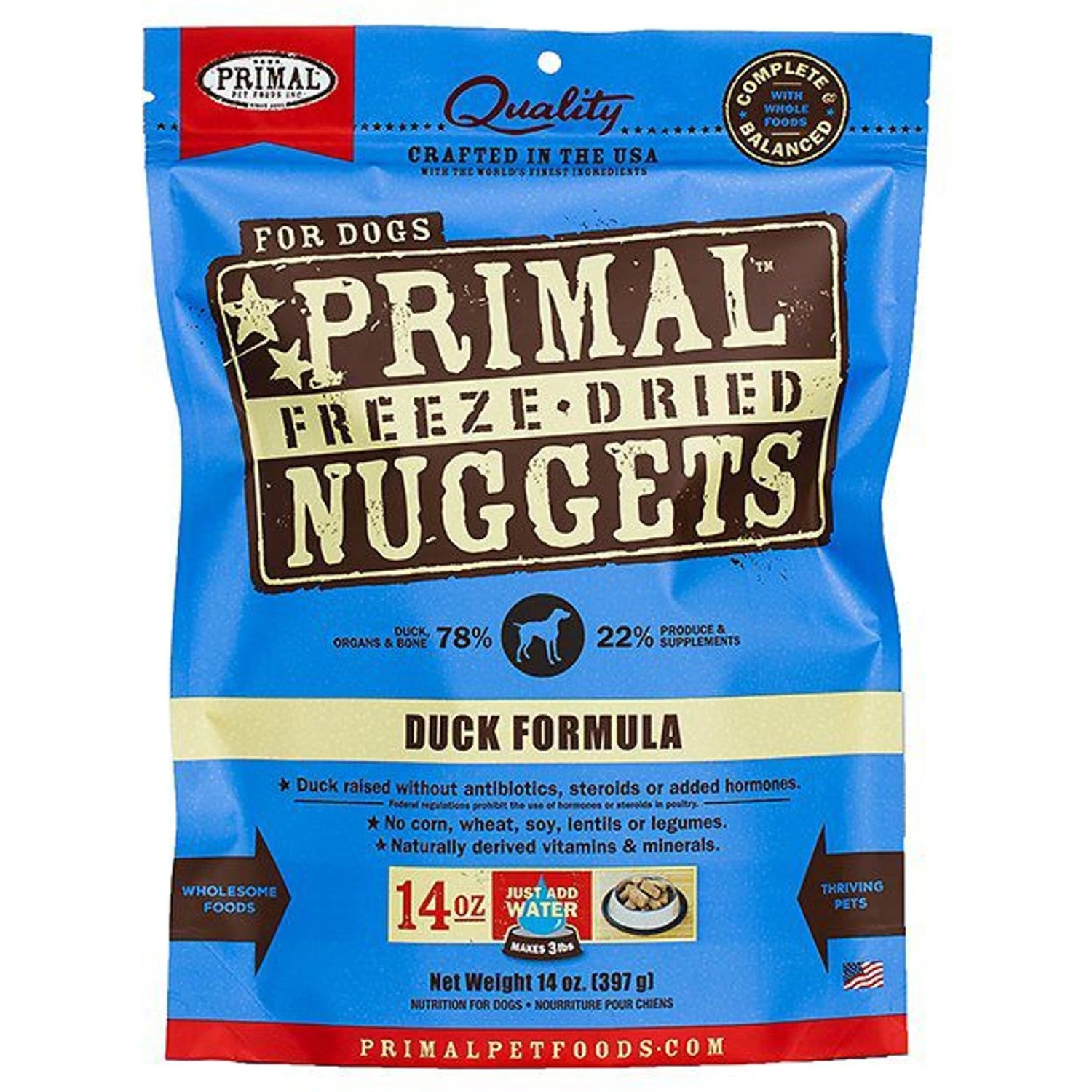 Primal Duck Formula Nuggets Grain-Free Raw Freeze-Dried Dog Food & Primal Rabbit Formula Nuggets Grain-Free Raw Freeze-Dried Dog Food 4 Primal Duck Formula Nuggets Grain-Free Raw Freeze-Dried Dog Food & Primal Rabbit Formula Nuggets Grain-Free Raw Freeze-Dried Dog Food - Image 2