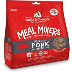 Stella & Chewy's Dandy Lamb Meal Mixers Freeze-Dried Raw Dog Food Topper & Stella & Chewy's Meal Mixers Purely Pork Freeze-Dried Raw Dog Food Topper -Snuggle Paws 567254 PT5. AC SS1800 V1657659924