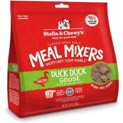 Stella & Chewy's Duck Duck Goose Meal Mixers Freeze-Dried Raw Dog Food Topper & Stella & Chewy's Meal Mixers Purely Pork Freeze-Dried Raw Dog Food Topper -Snuggle Paws 567294 PT5. AC SS1800 V1657659925