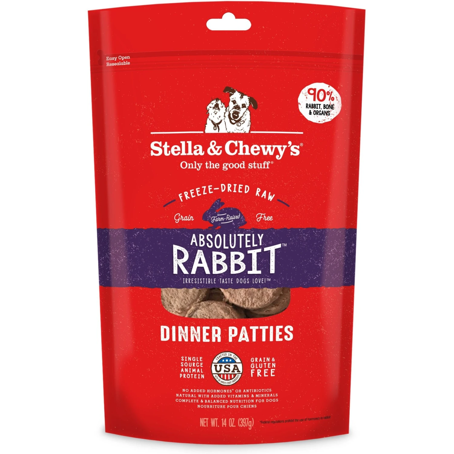 Stella & Chewy's Absolutely Rabbit Dinner Patties Freeze-Dried Raw Dog Food & Stella & Chewy's Dandy Lamb Dinner Patties Freeze-Dried Raw Dog Food 8 Stella & Chewy's Absolutely Rabbit Dinner Patties Freeze-Dried Raw Dog Food & Stella & Chewy's Dandy Lamb Dinner Patties Freeze-Dried Raw Dog Food - Image 6